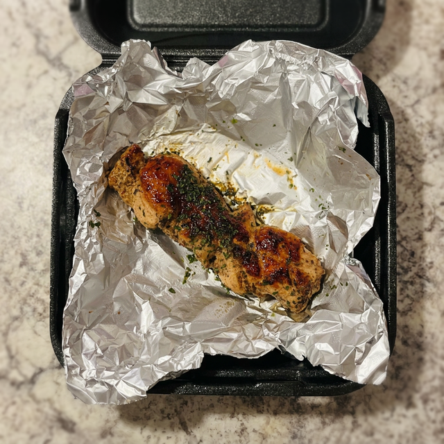1 Chicken Skewer.